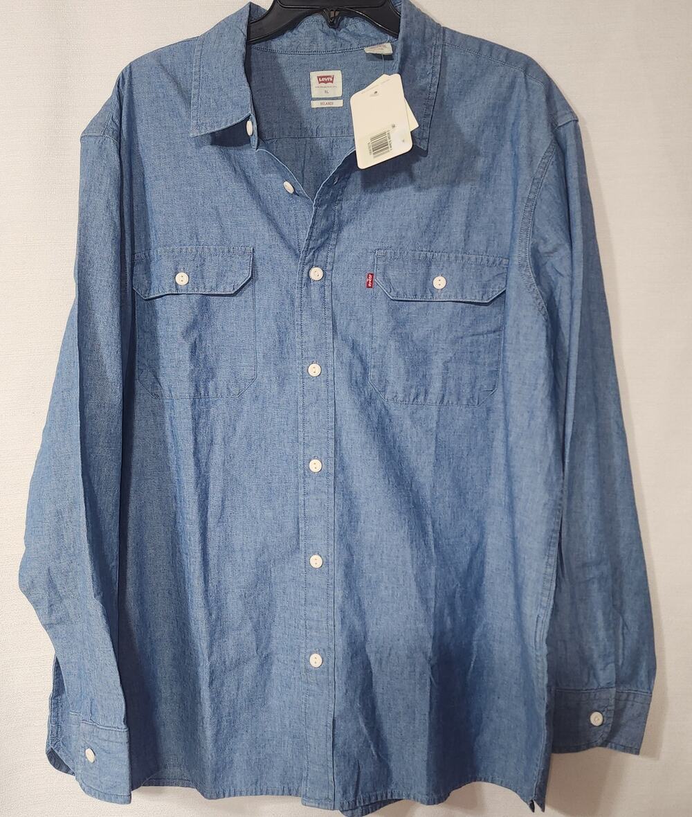 Levi's the worker relaxed fit men's XL long sleeve button down shirt